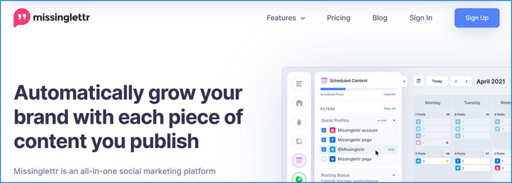 Comprehensive review of Missinglettr on marketertools.ai - Discover automated social media campaigns
